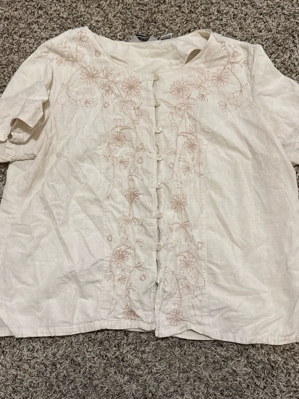 Vintage Embroidered Blouse
